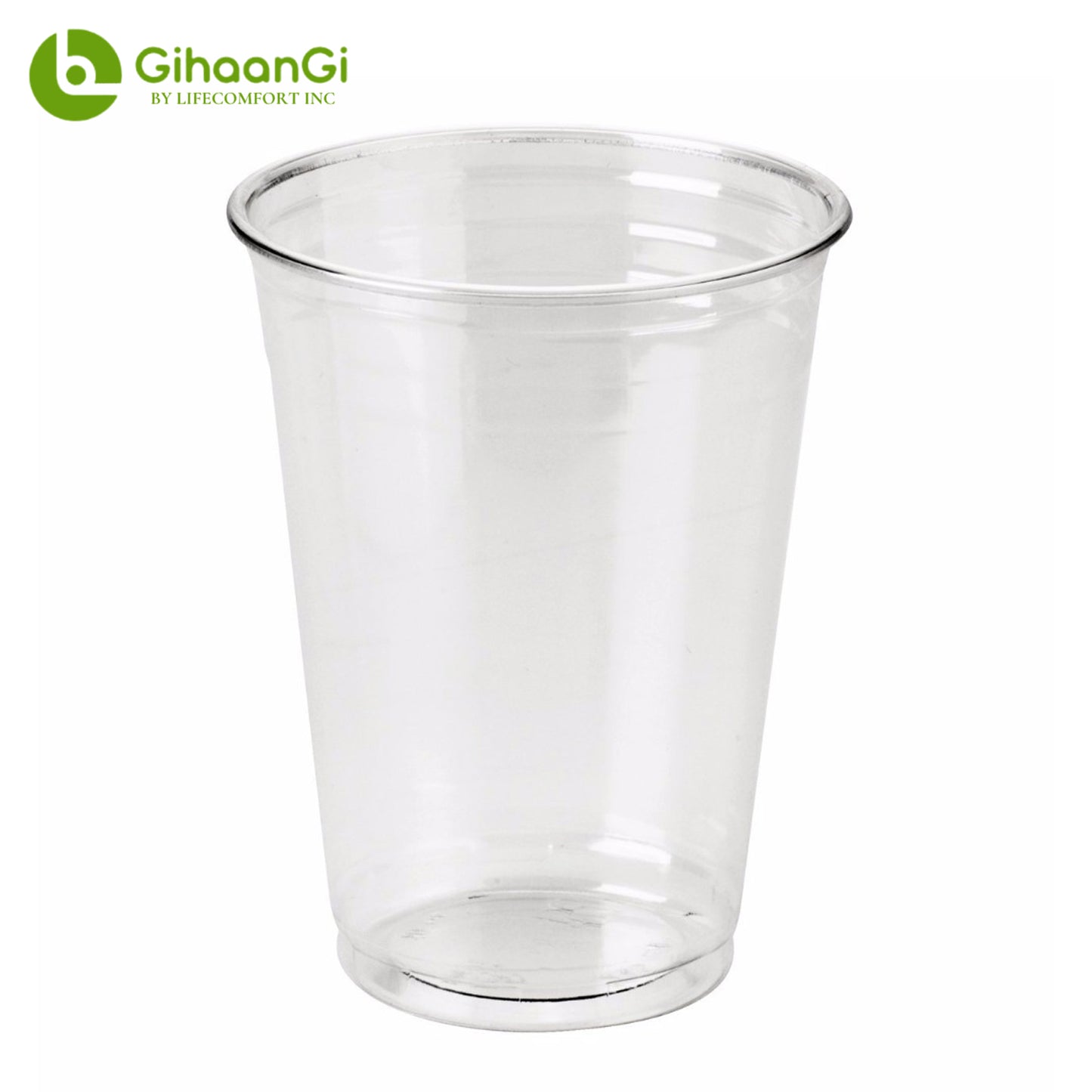 12oz Transparent Disposable Plastic Glass