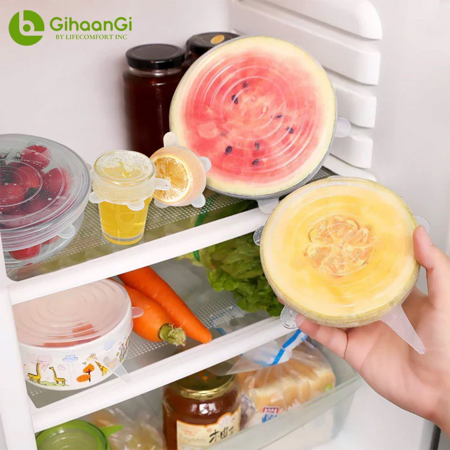 Silicone Stretch Lids 14 Pack Include 2pcs Xxl Size Up To 9.8'' Diameter Reusabl