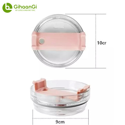 40oz Insulated Tumbler w/ Straw & Extra Lid - Stainless Steel Travel Mug